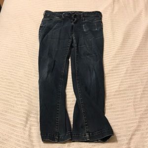 Womens 10 Eddie Bauer Denim Blue Jeans trouser